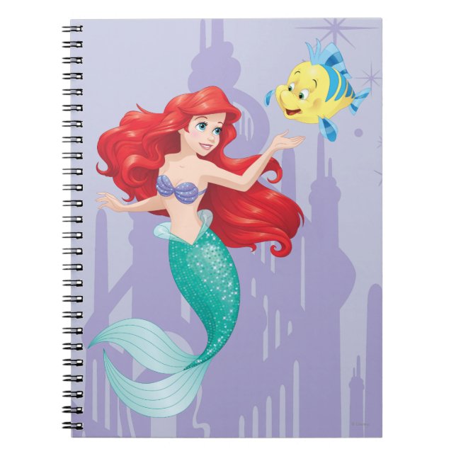 Carnet Ariel et Flounder (Devant)