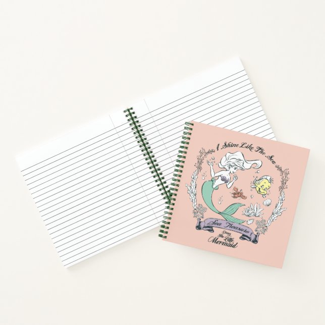 Carnet Ariel | Je brille comme la mer (Intérieur)