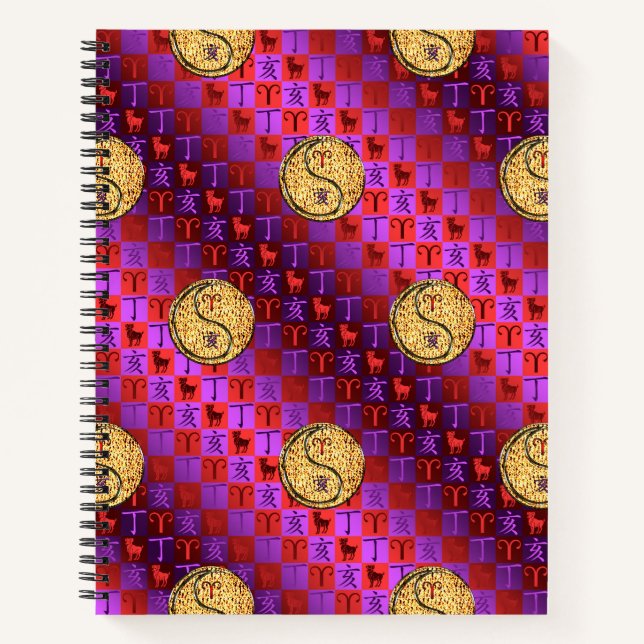 Carnet Aries & Fire Boar (Devant)