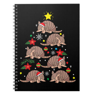 Carnet Armadillo Arbre d'ornement de Noël Funny Zookeeper