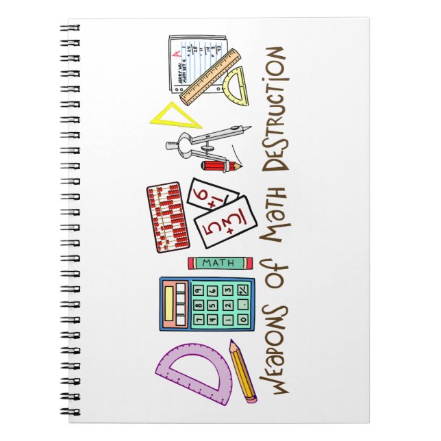 Carnet Armes de destruction de maths (Devant)