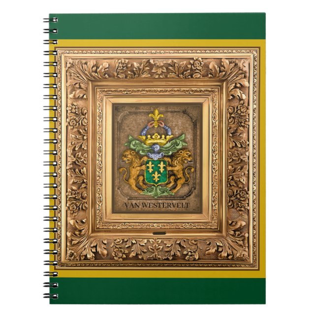 Carnet Armoiries de la famille néerlandaise Van Westervel (Devant)