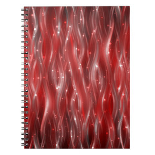 Carnet arrière - plan abstrait. arrière - plan rouge avec