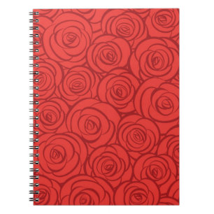 Carnet Arrière - plan abstrait de roses rouges