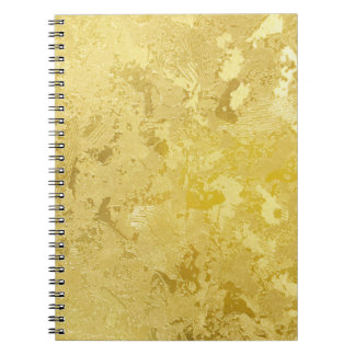 Carnet Arrière - plan Abstrait de texture d'or