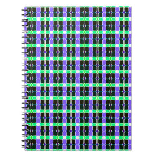 Carnet arrière-plan abstrait, motif tartan coloré, moder
