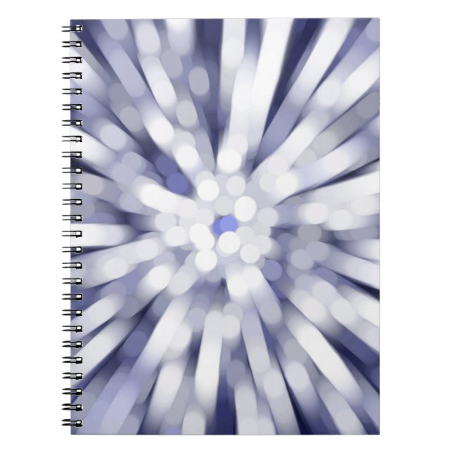 Carnet arrière - plan abstrait violet. étoile à explosion (Devant)