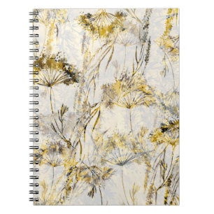 Carnet arrière - plan d'aquarelle Abstraite : dandelion, 