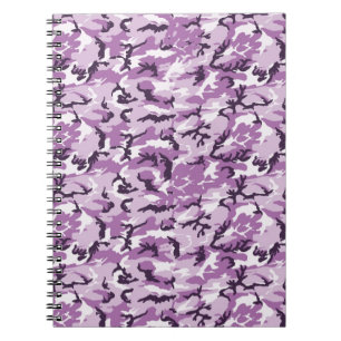 Carnet Arrière - plan de camouflage rose et violet