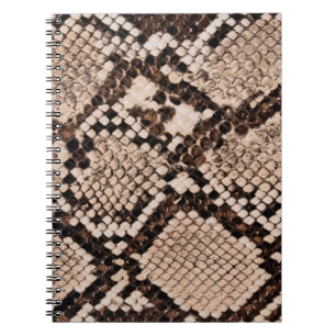 Carnet arrière - plan de la texture de la peau du serpent
