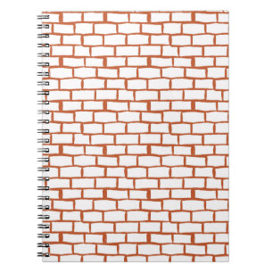Carnet arrière - plan de texture de brique