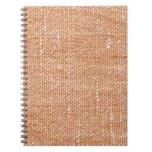 Carnet Arrière - plan de texture de toile de lin Brown