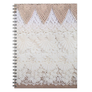 Carnet Arrière - plan et texture dentelle