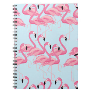 Carnet Arrière - plan motif sans couture d'oiseau flamand