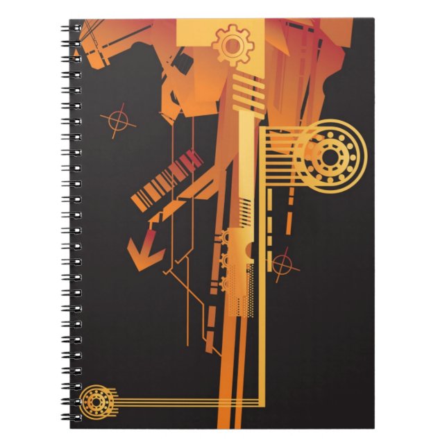 Carnet Arrière - plan tramé technique 6 (Devant)