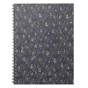 Carnet Arrosage sur métal gris bleu