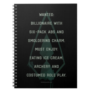 Carnet Arrow   Green Arrow Parody Wanted Post