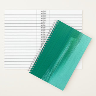 Carnet Art abstrait sarcelle serein Vagues de l'océan
