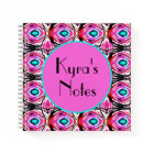 Art acrylique moderne abstrait rose et bleu