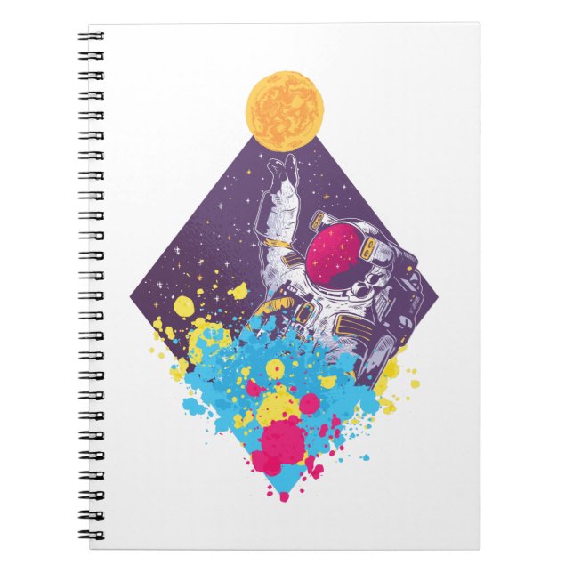 Carnet Art astronaute (Devant)