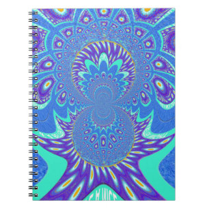 Carnet Art bleu moderne