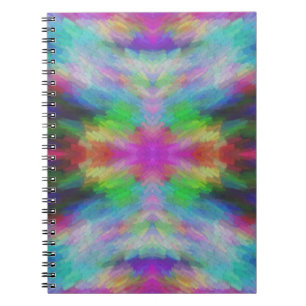 Carnet Art coloré de teinture à tarte