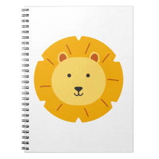 Carnet Art d'anniversaire de lion pour enfants