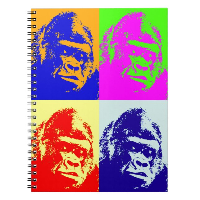 Carnet Art de bruit de gorille (Devant)