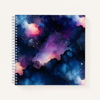 Carnet Art de ciel nocturne de galaxie rêveuse