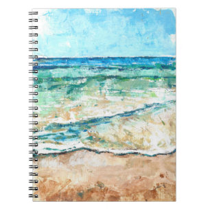 Carnet Art de plage peint Abstrait
