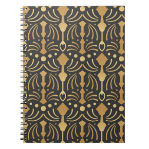 Carnet Art Déco Luxe : Elégance japonaise Vintage