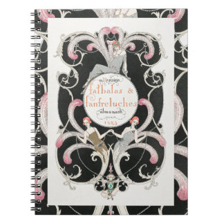 Carnet Art Déco vintage des années 1920 George Barbier Il