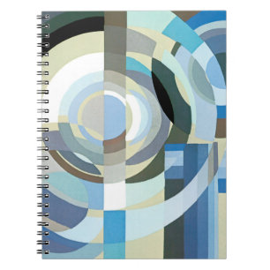 Carnet Art Déco Vintage Pochoir Jazz Formes Géométriques