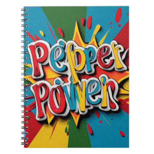 Carnet "Art épicé poivron"
