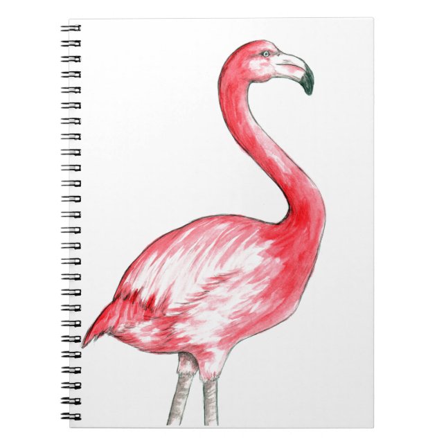 Carnet Art Flamant rose (Devant)