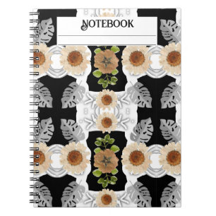 Carnet Art floral abstrait moderne