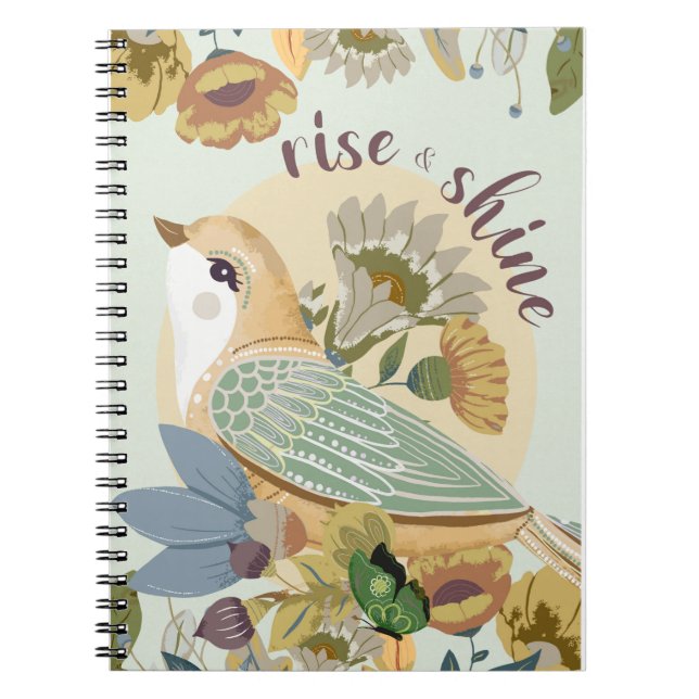 Carnet Art folklorique d'oiseaux (Devant)