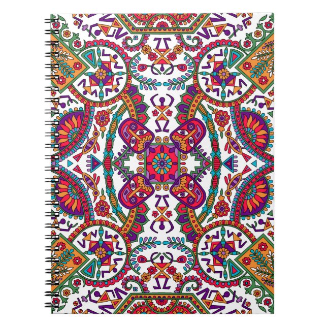 Carnet Art folklorique traditionnel Designart, ethnique,  (Devant)