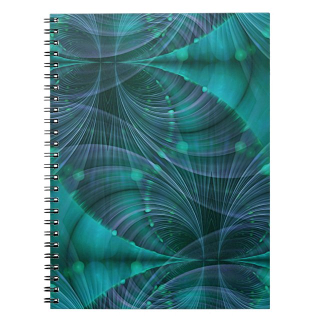 Carnet Art fractal Apophyse I - bleu (Devant)