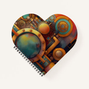 Carnet Art géométrique industriel steampunk