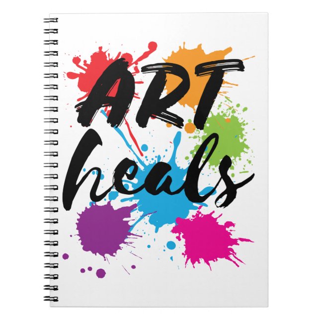Carnet Art Heals Art Therapist (Devant)