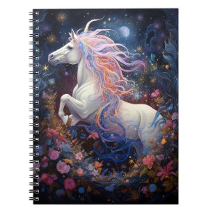 Carnet Art Imaginaire de Cheval Blanc Magique