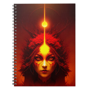 Carnet Art Imaginaire de la déesse du feu
