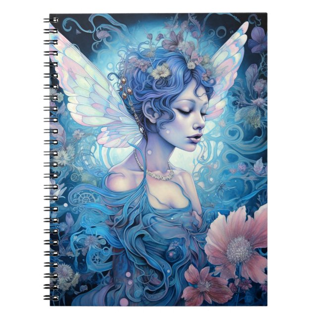 Carnet Art Imaginaire Fairy Bleu (Devant)