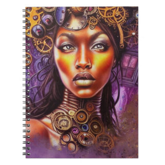 Carnet Art inspiré Afro Steampunk