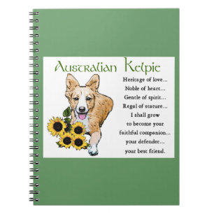 Carnet Art Kelpie australien