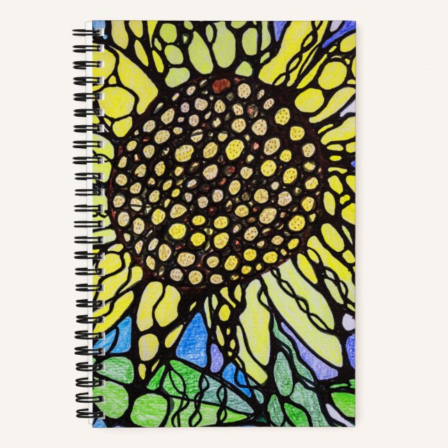 Carnet Art moderne Sunflower (Recto)