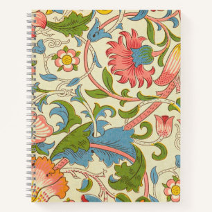 Carnet Art nouveau lodden pattern - William Morris