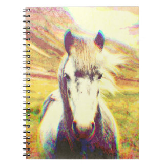 Carnet Art numérique du cheval d'Islande