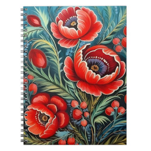 Carnet Art populaire traditionnel ukrainien de Petrikivka